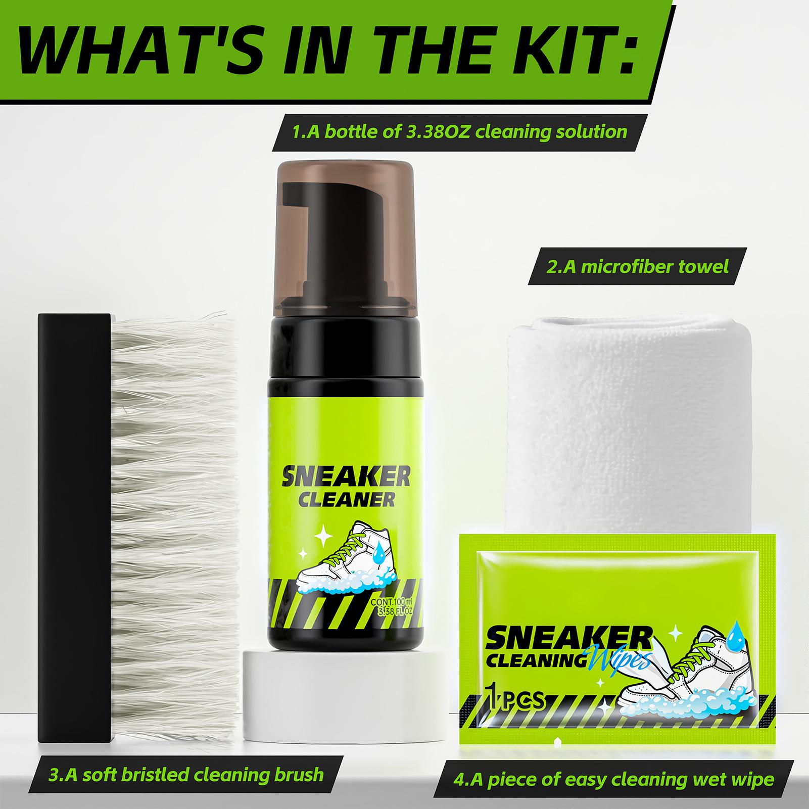 Sneaker Care For Canvas Fabrics - Detergente per Sneaker 4 Pezzi 100ml