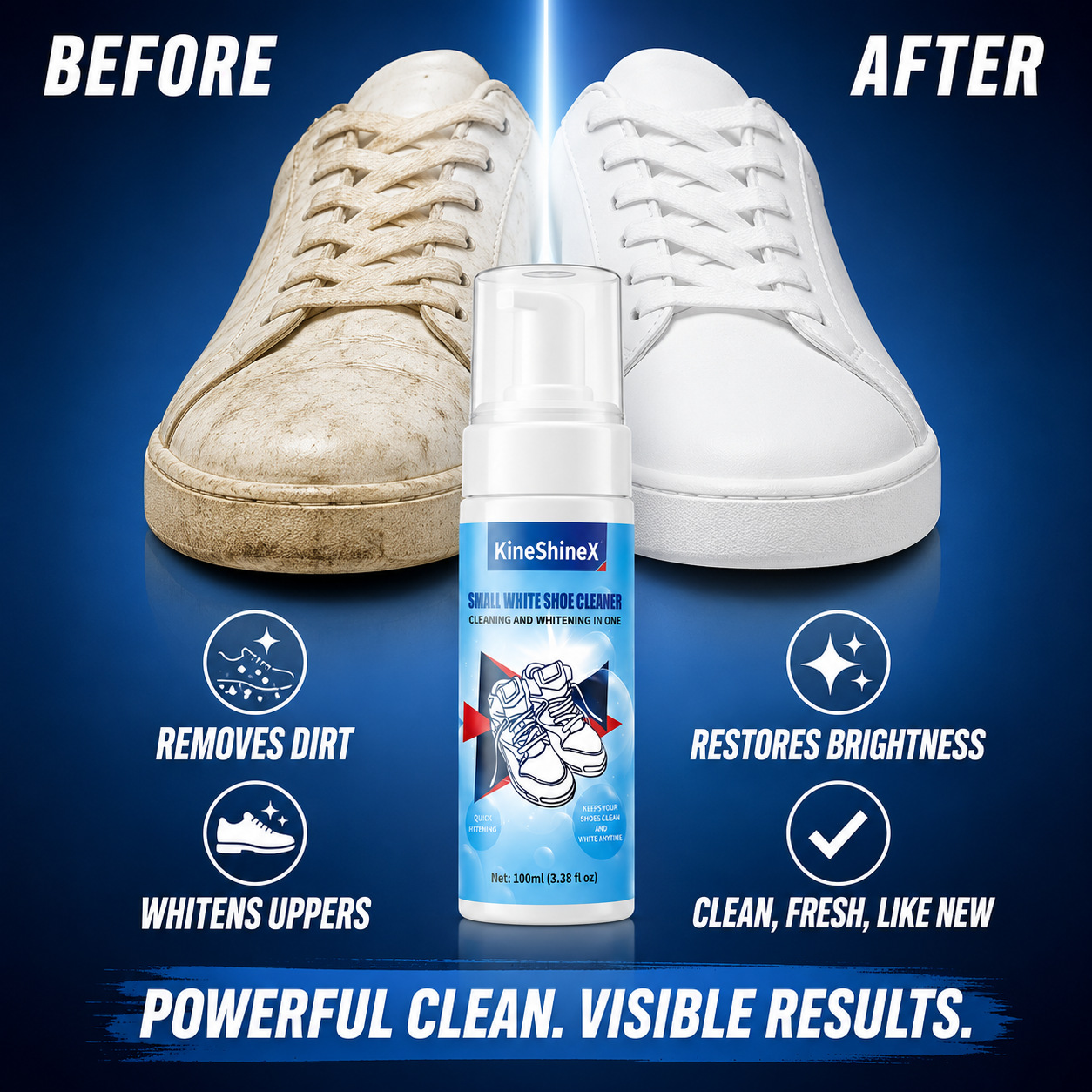 Sneaker Cleaning Kit - Kit Pulitore per Scarpe Gihen, Detergente