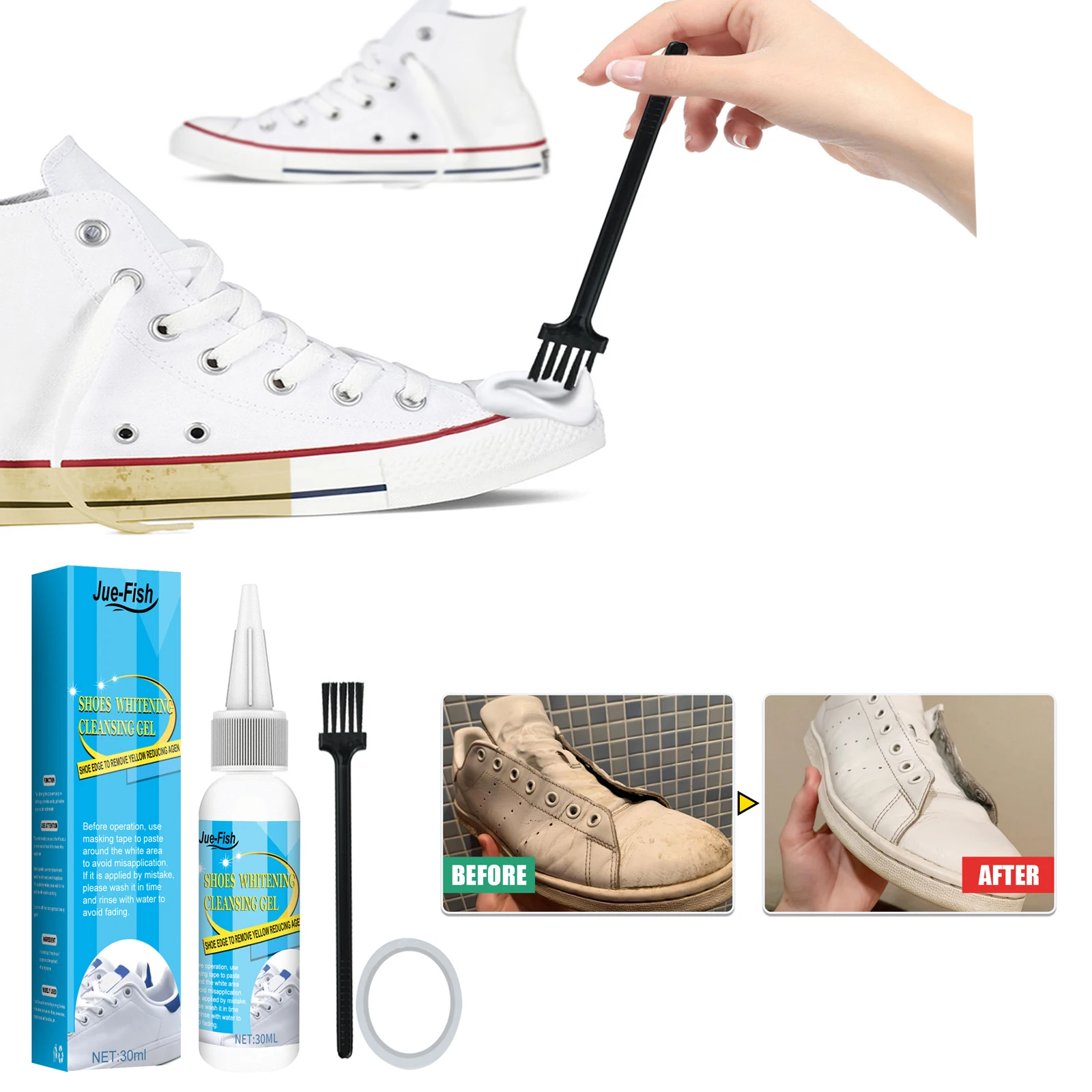 Scarpe bianche Gel per la puli - Sneaker Cleaning Kit recensione e prezzo