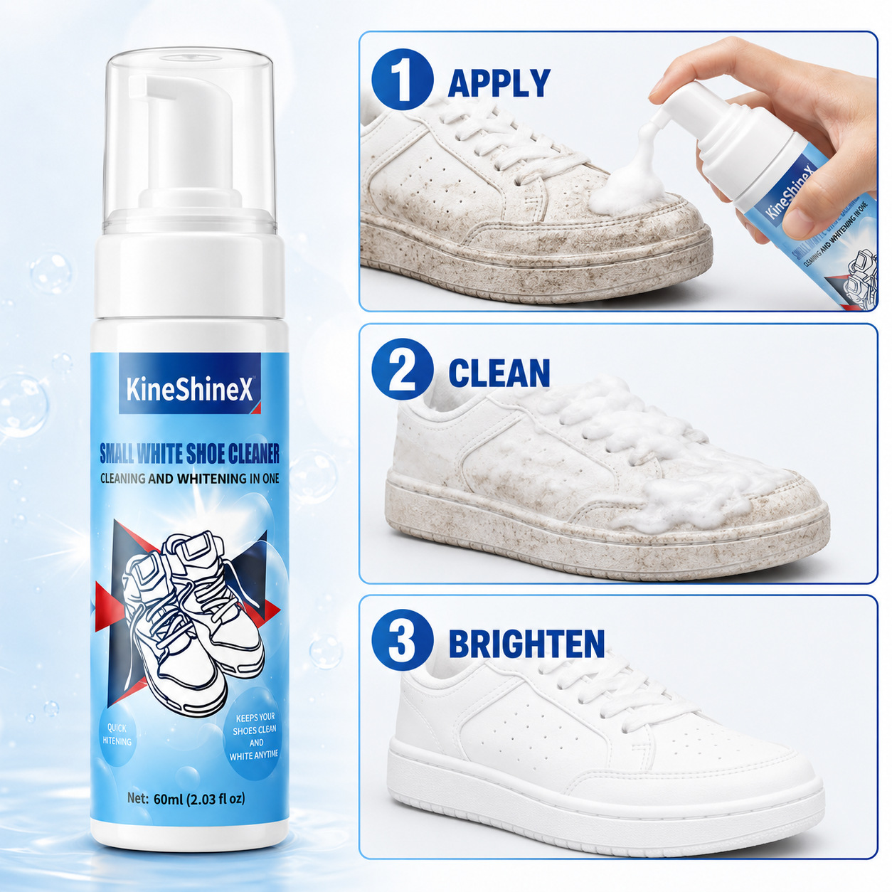 Kit Pulitore per Scarpe Gihen, - Sneaker Cleaning Kit recensione e prezzo