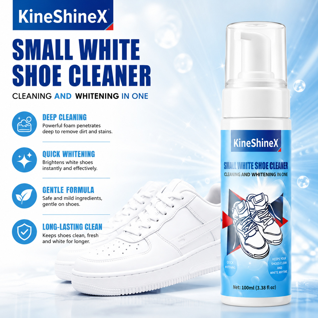 Kit Pulitore per Scarpe Gihen, - Sneaker Cleaning Kit recensione e prezzo